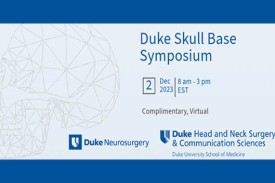 Skull Base Symposium December 2 8 am Skull Base Symposium December 2 8 am